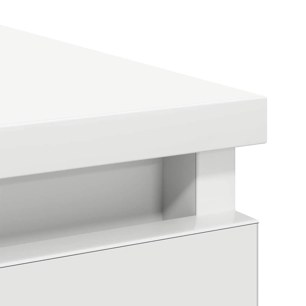 Sideboard with Drawer White 71x35x65 cm Engineered Wood